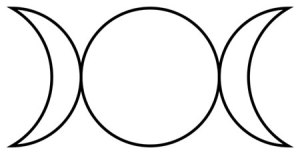 common symbol of the Triple Goddess