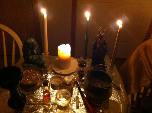 Winter Solstice Altar