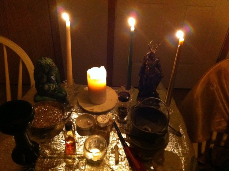 Winter Solstice Altar